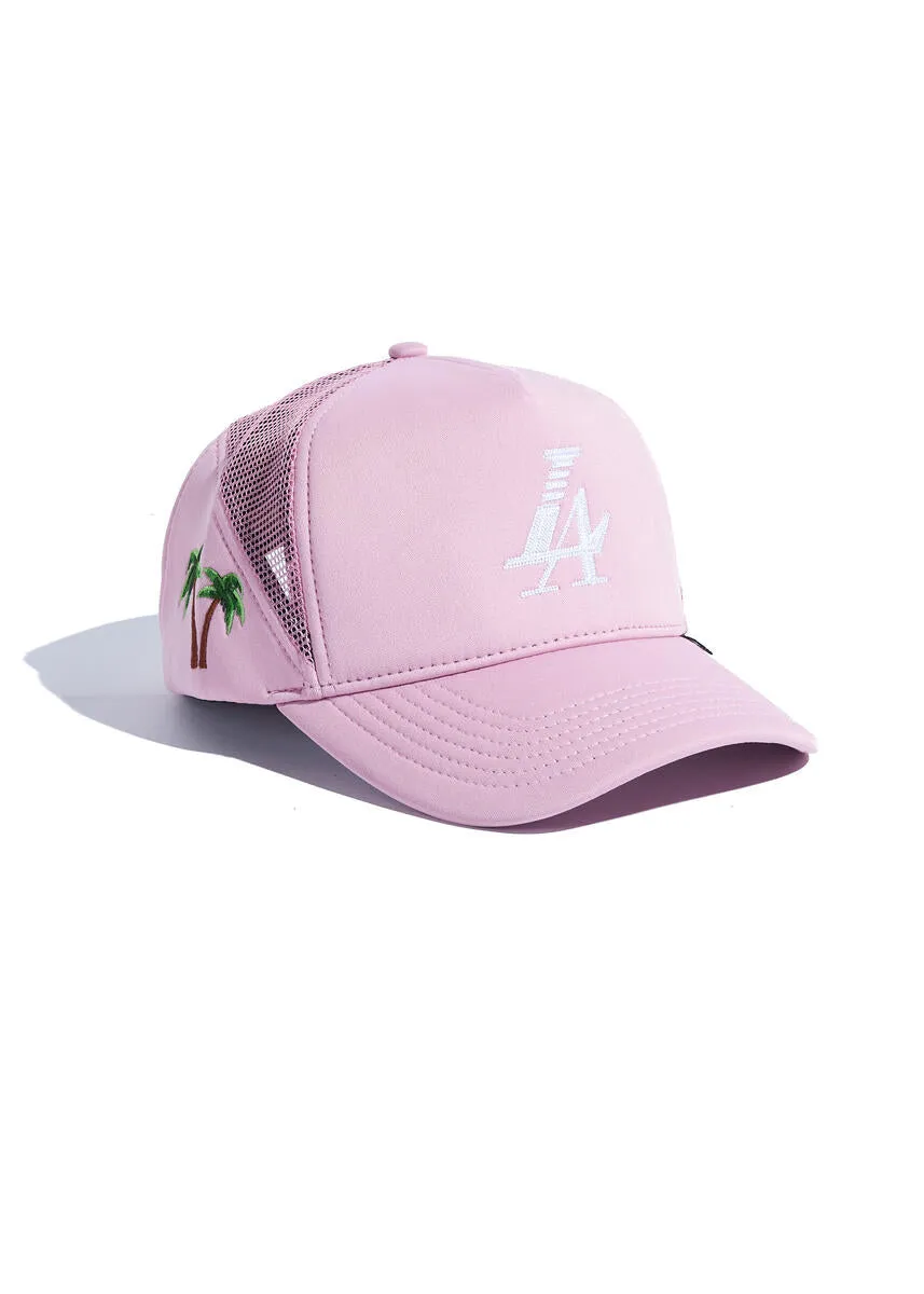 Reference PARADISE LA TRUCKER Hat (PINK)