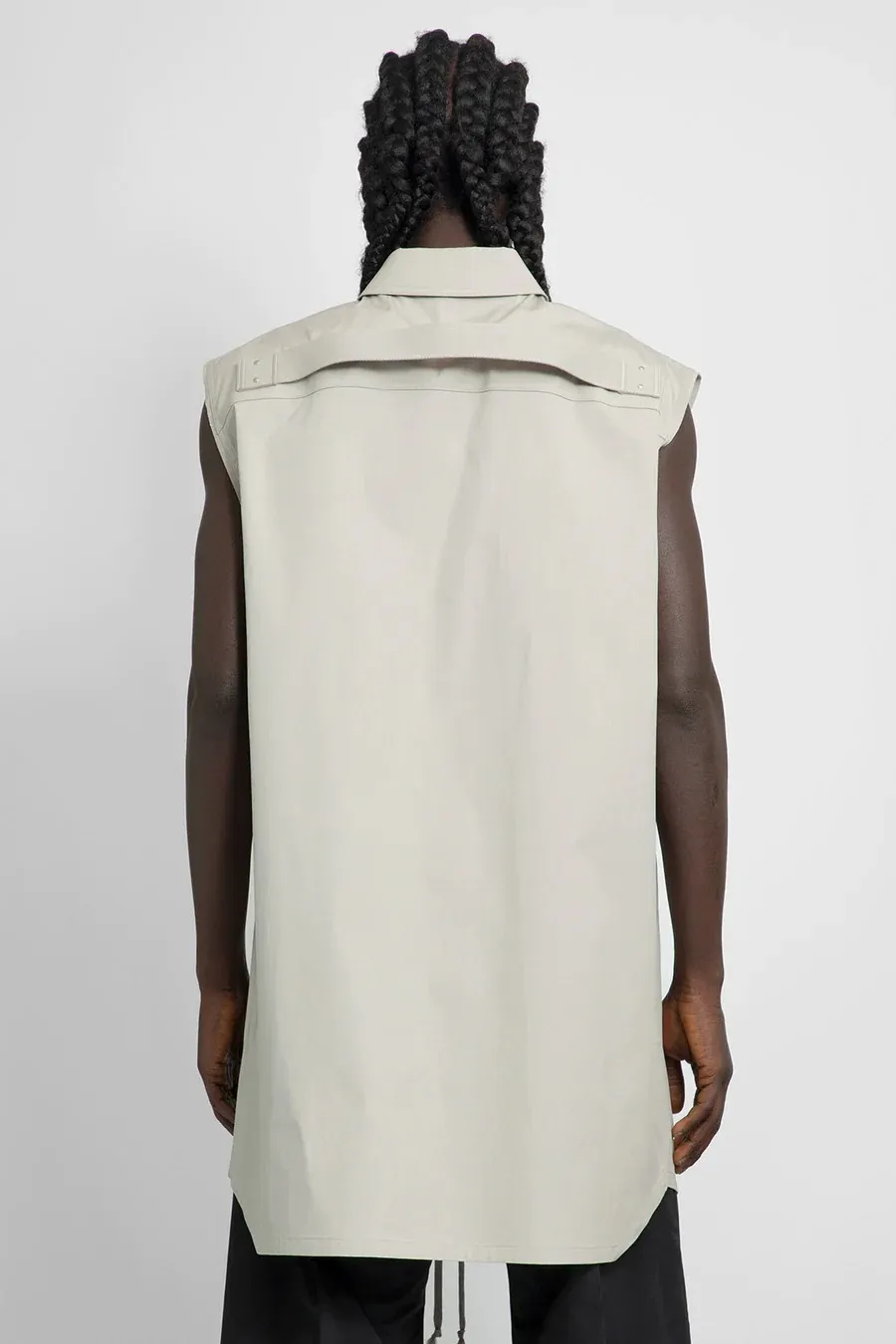 RICK OWENS  |Street Style Cotton Short Sleeves Designers Shirts