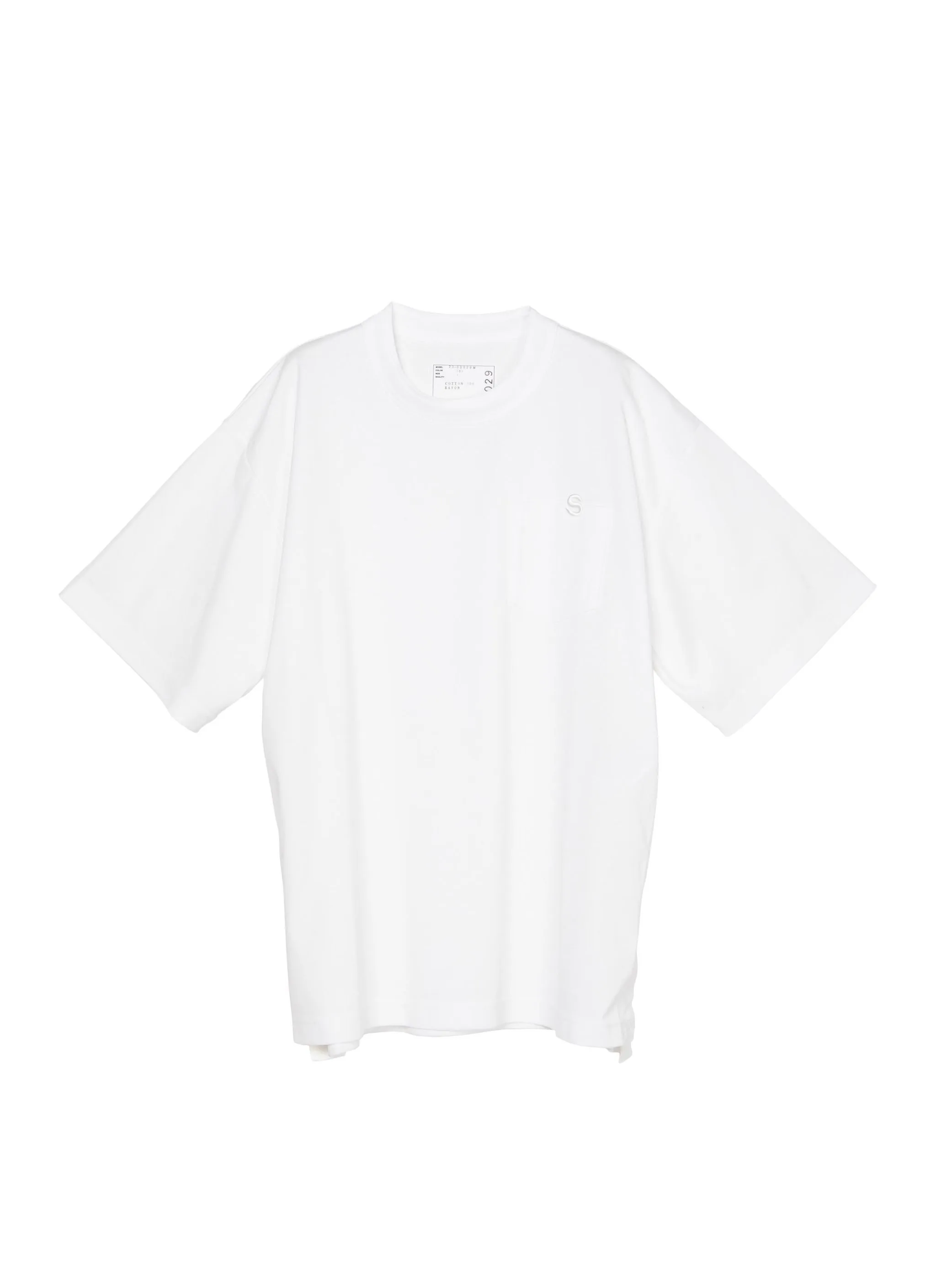 sacai  |Cotton Short Sleeves Logo Designers T-Shirts