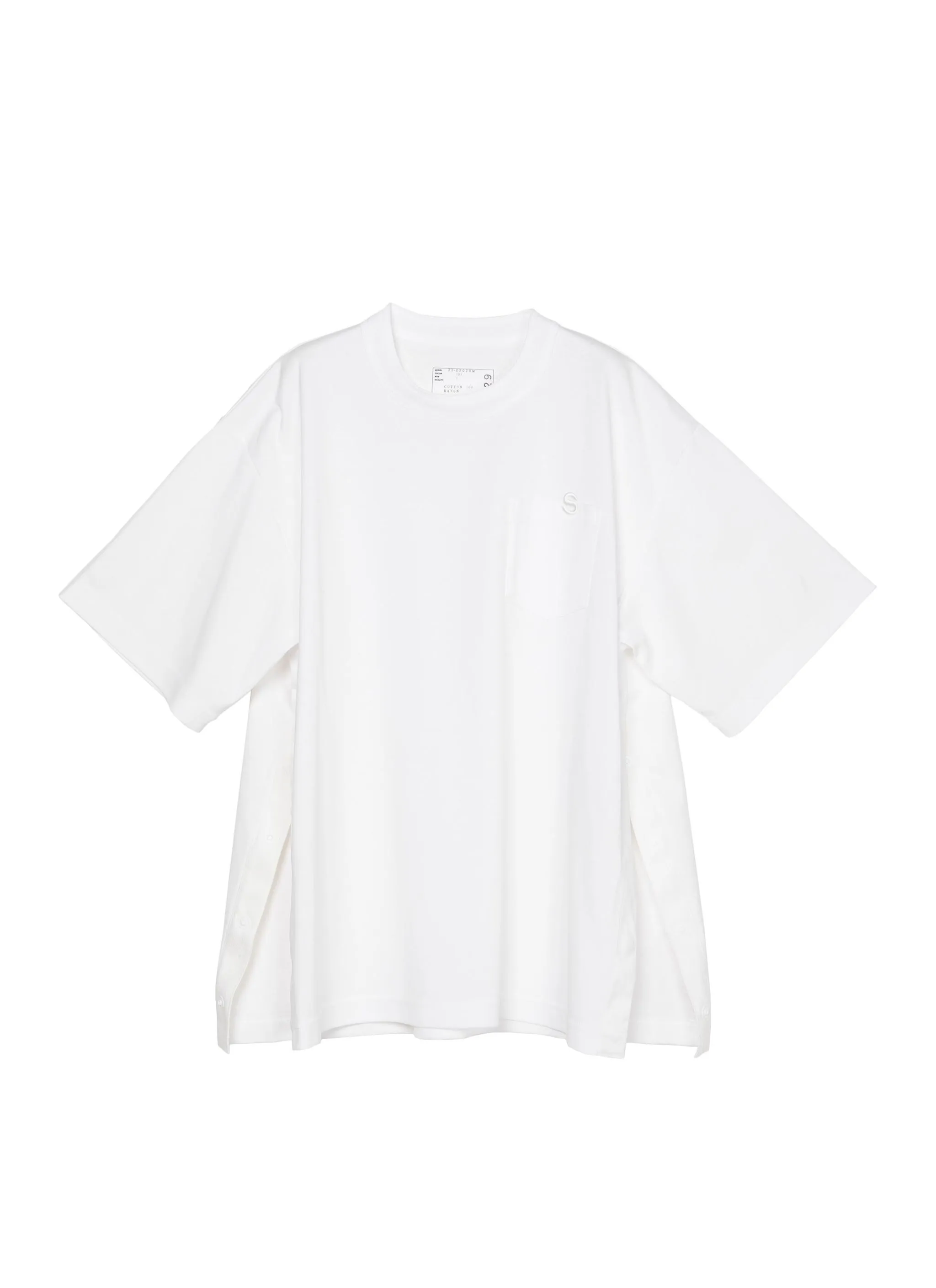 sacai  |Cotton Short Sleeves Logo Designers T-Shirts