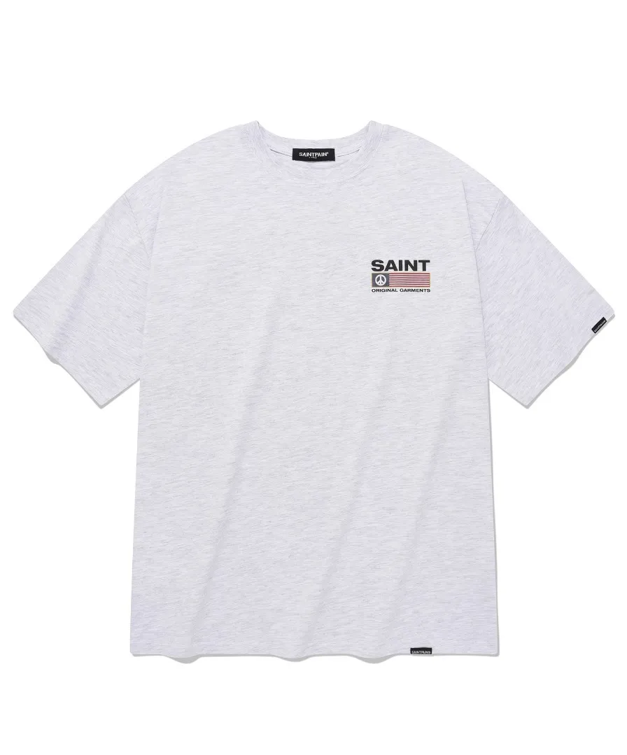 SAINTPAIN  |Unisex Street Style Logo T-Shirts