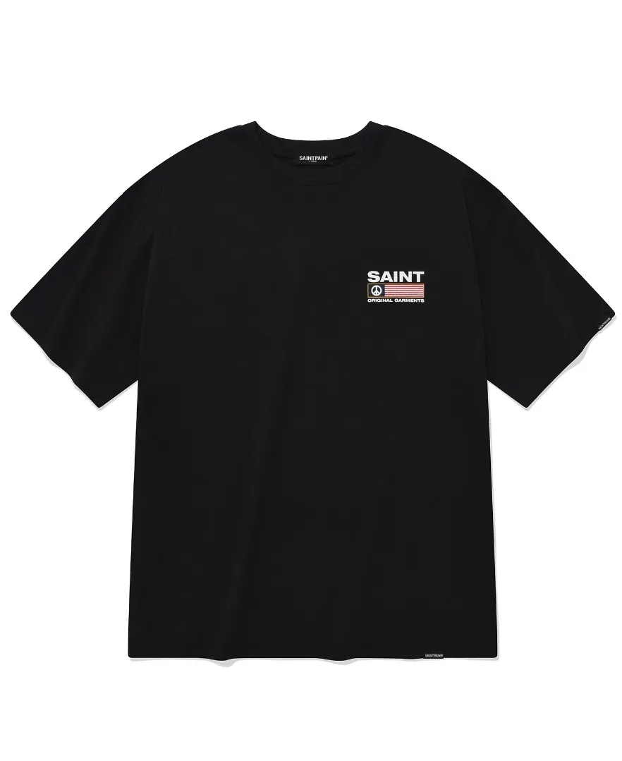 SAINTPAIN  |Unisex Street Style Logo T-Shirts