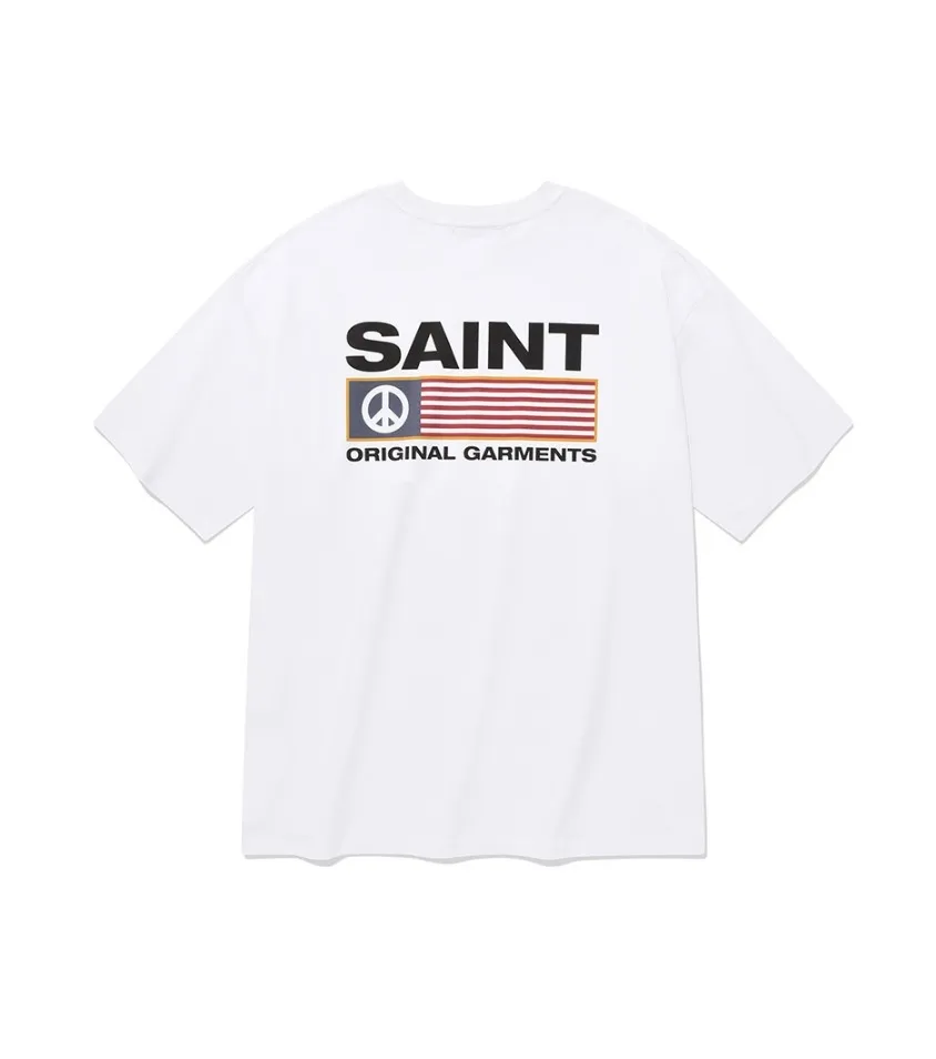 SAINTPAIN  |Unisex Street Style Logo T-Shirts