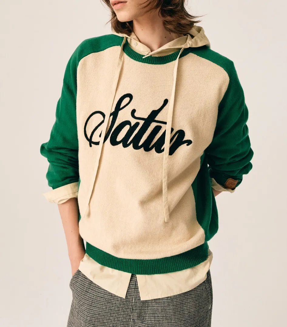 SATUR  |Street Style Logo Sweaters