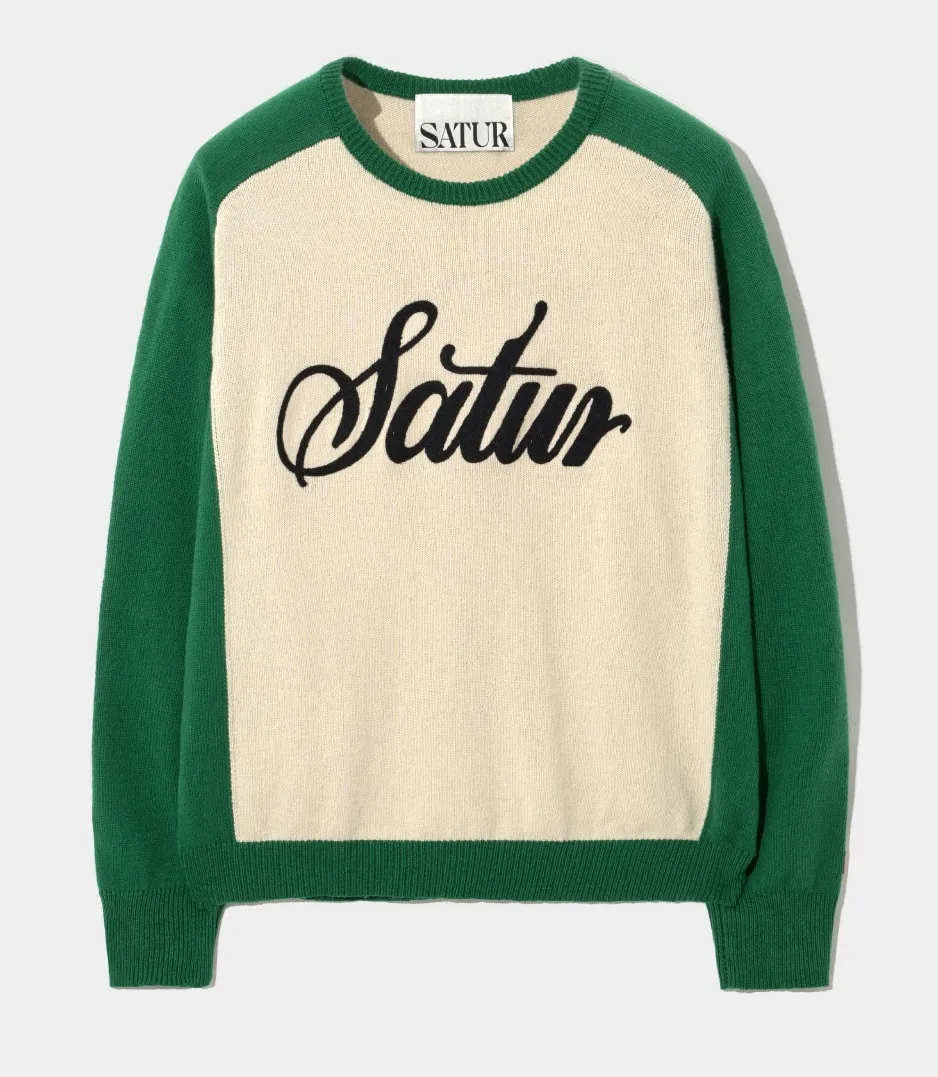 SATUR  |Street Style Logo Sweaters