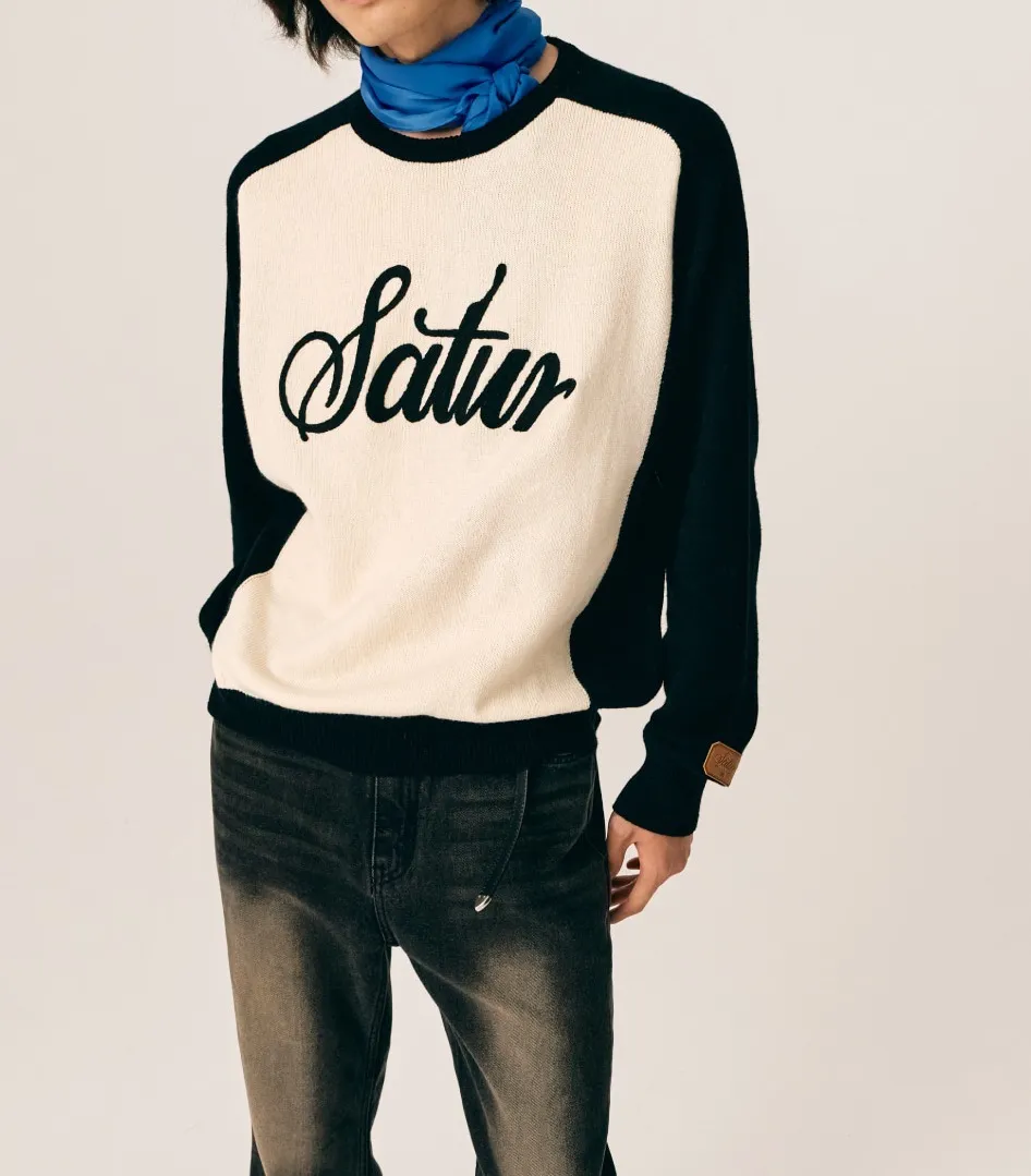 SATUR  |Street Style Logo Sweaters