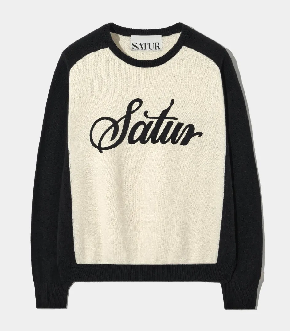 SATUR  |Street Style Logo Sweaters