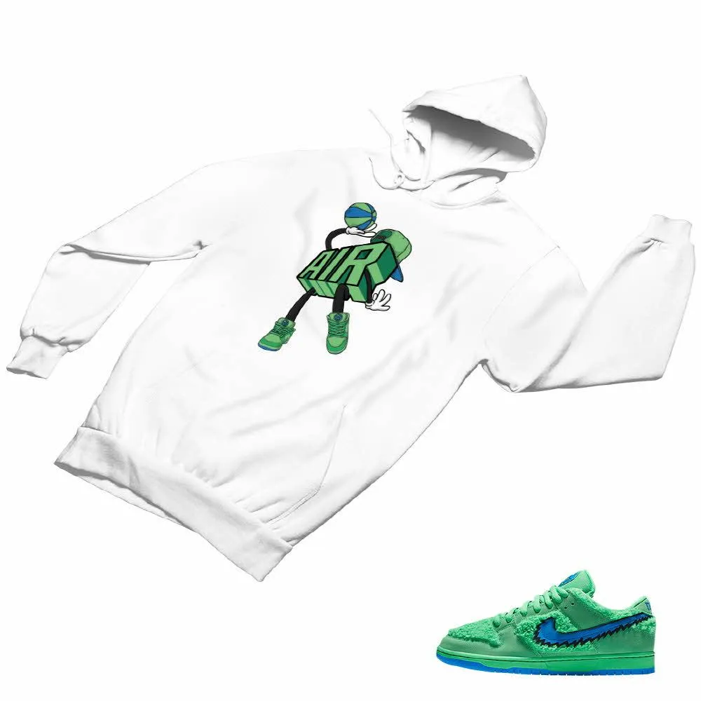 SB Dunk Low Green Bear Matching Custom Designed Hoodies ND 1-6-3