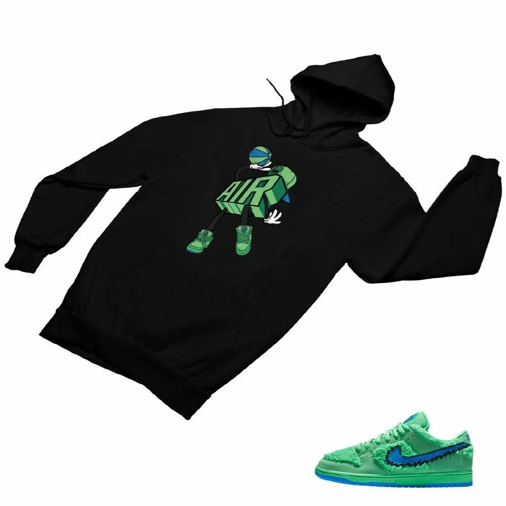 SB Dunk Low Green Bear Matching Custom Designed Hoodies ND 1-6-3