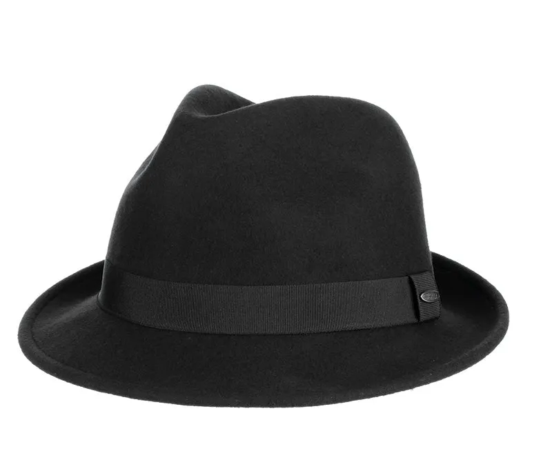 Scala Men's Wool Felt Fedora Hat DF42