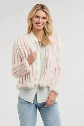 Short Rabbit Jacket Ballet Pink