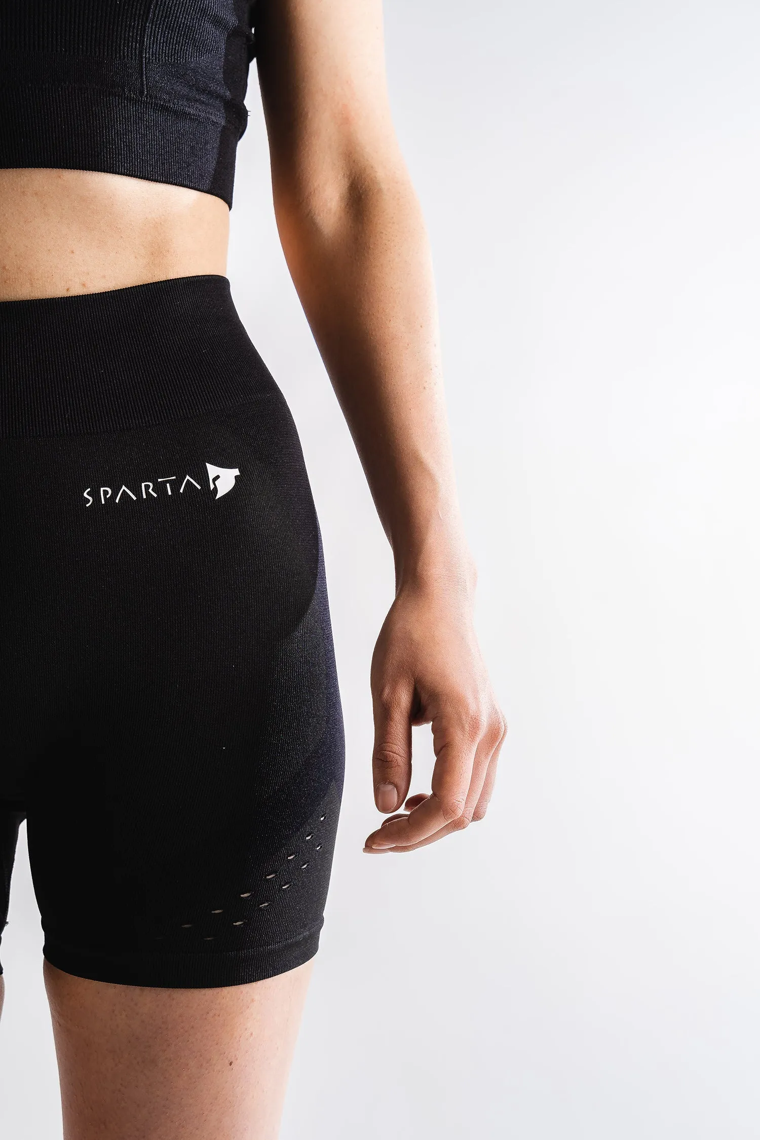 Sparta Laconic Seamless Shorts - Black