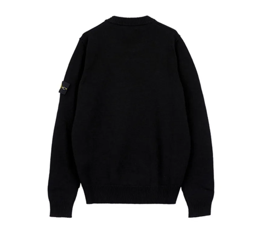 STONE ISLAND  |Unisex Street Style Logo Sweaters