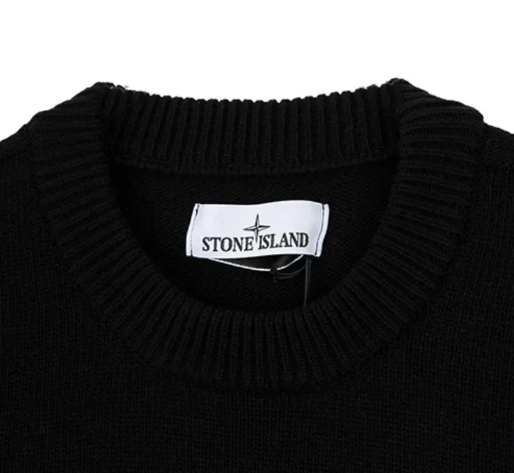 STONE ISLAND  |Unisex Street Style Logo Sweaters