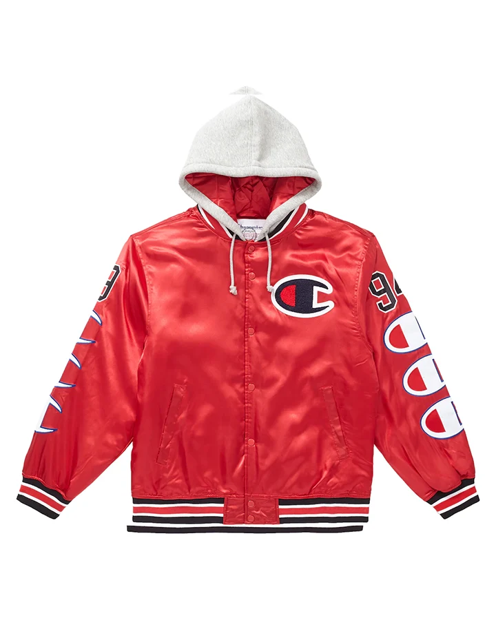 Supremely Champion Satin Varsity Jacket - William Jacket