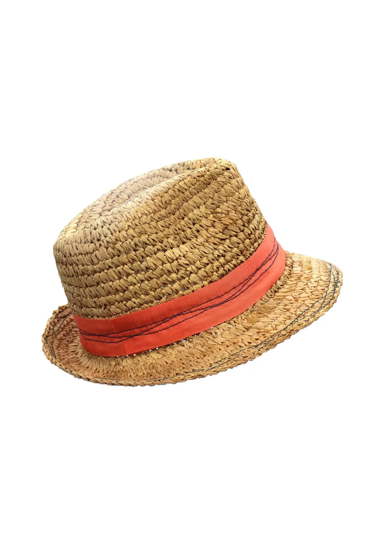 Tarboush Grosgrain Topstitched Fedora