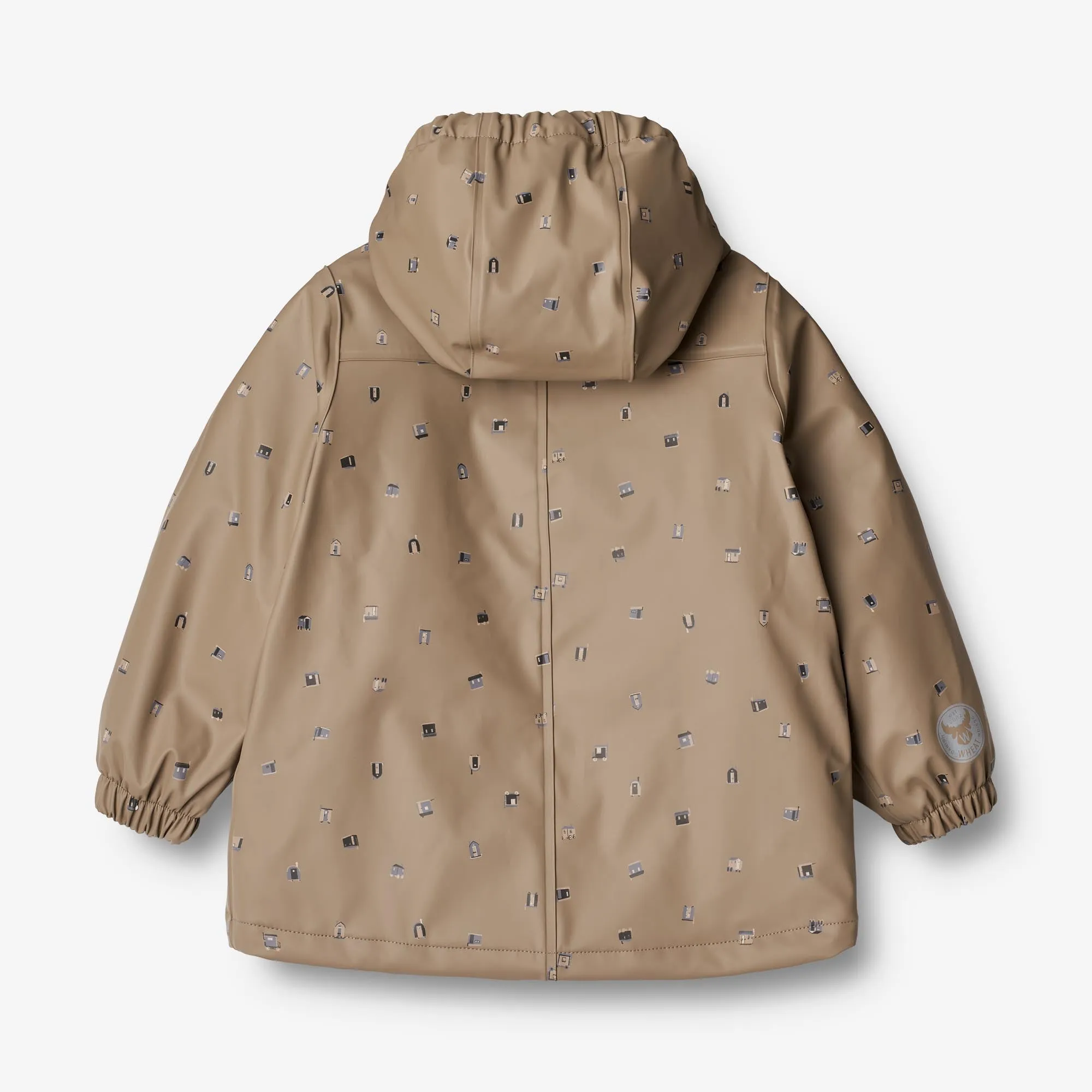 Thermo Rain Coat Aju - dry grey houses