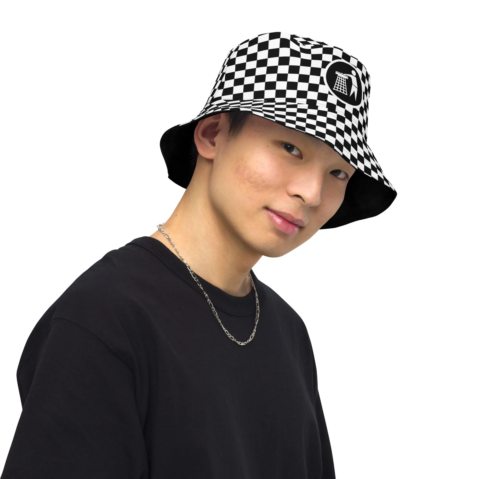 Tidy Chequered Bucket Hat