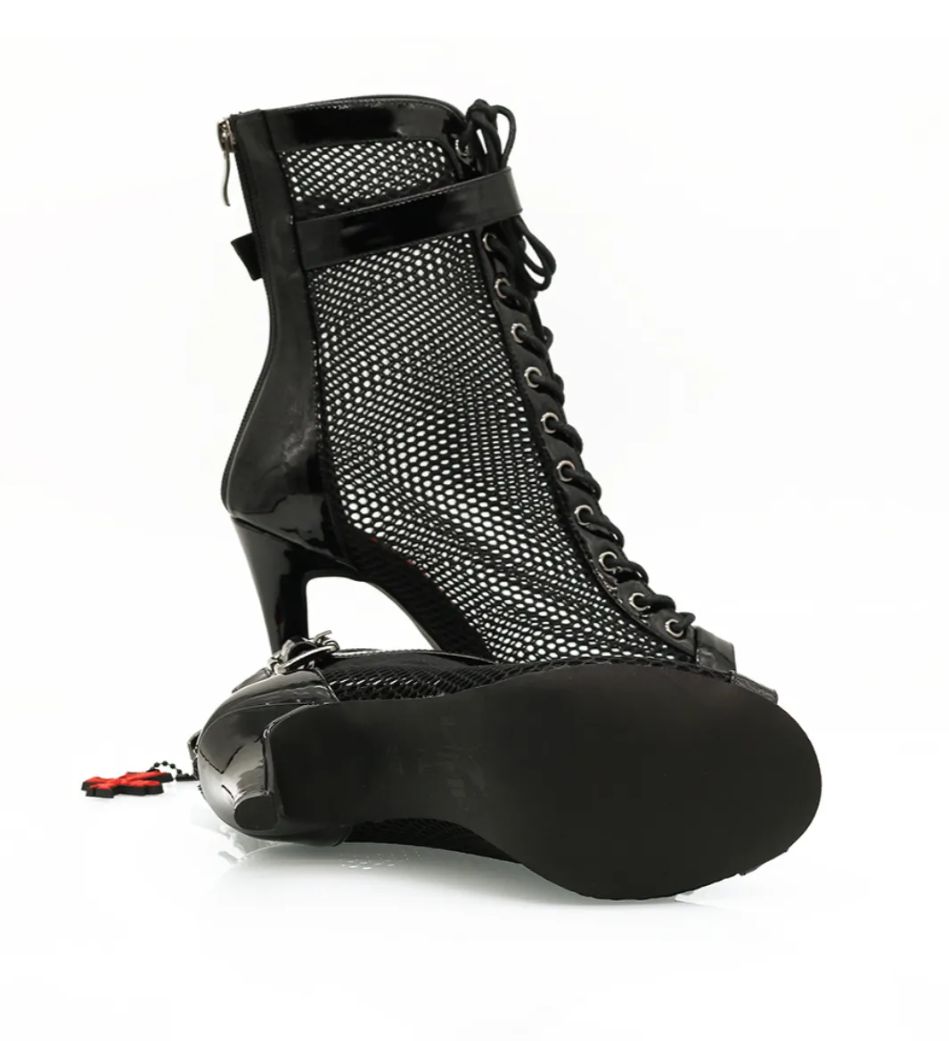 Vandal Black - 4 Dance Heels By VAMP