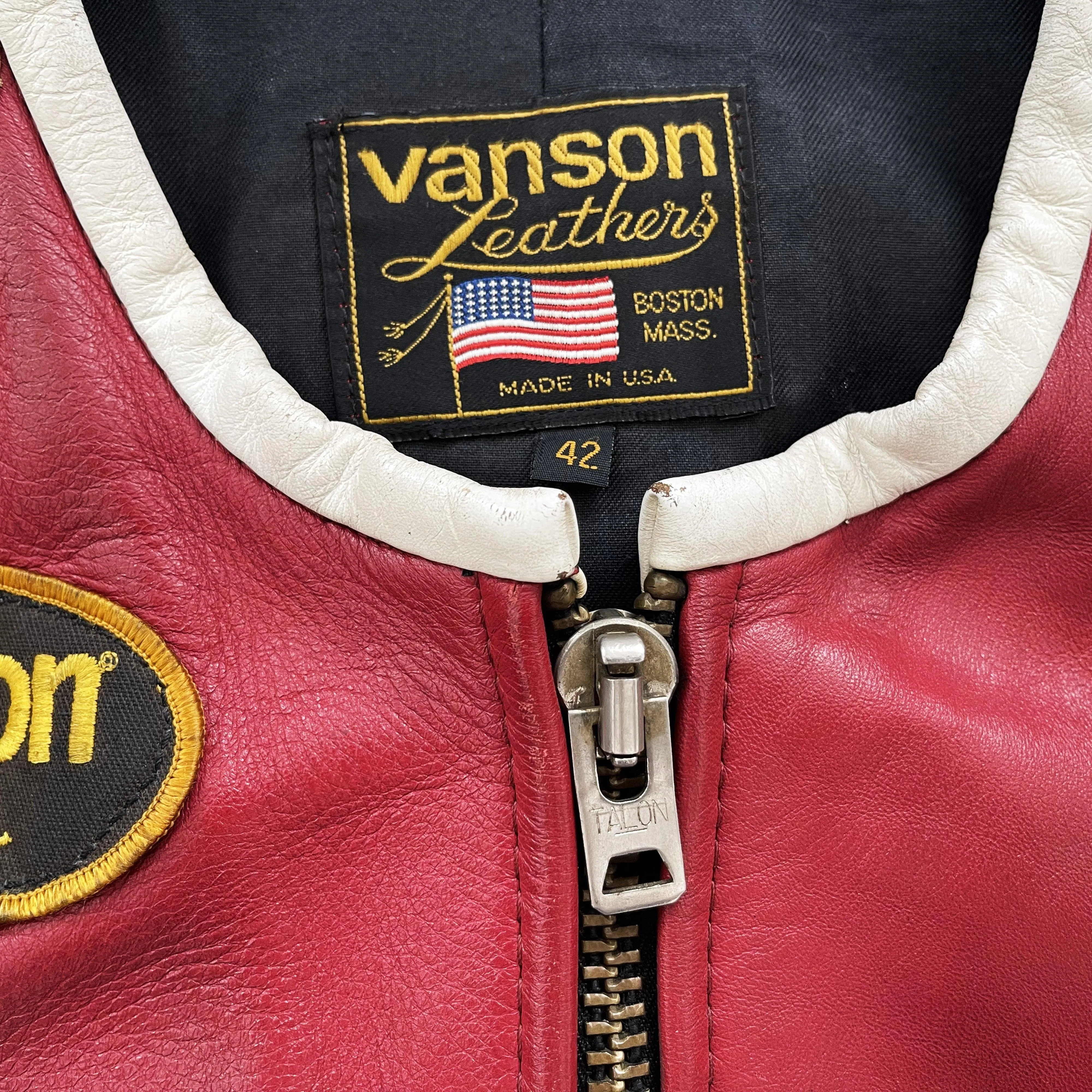 Vanson Leathers Motorcycle Racer Jacket