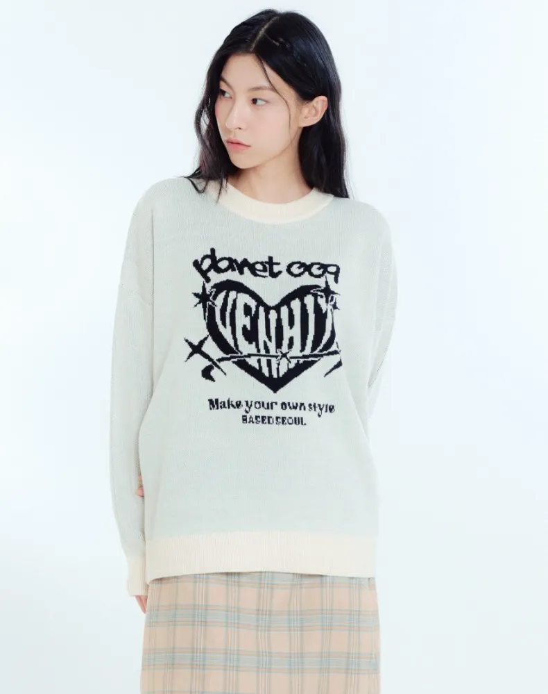 VENHIT  |Street Style Logo Sweaters