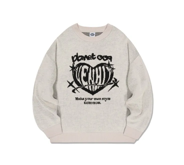 VENHIT  |Street Style Logo Sweaters