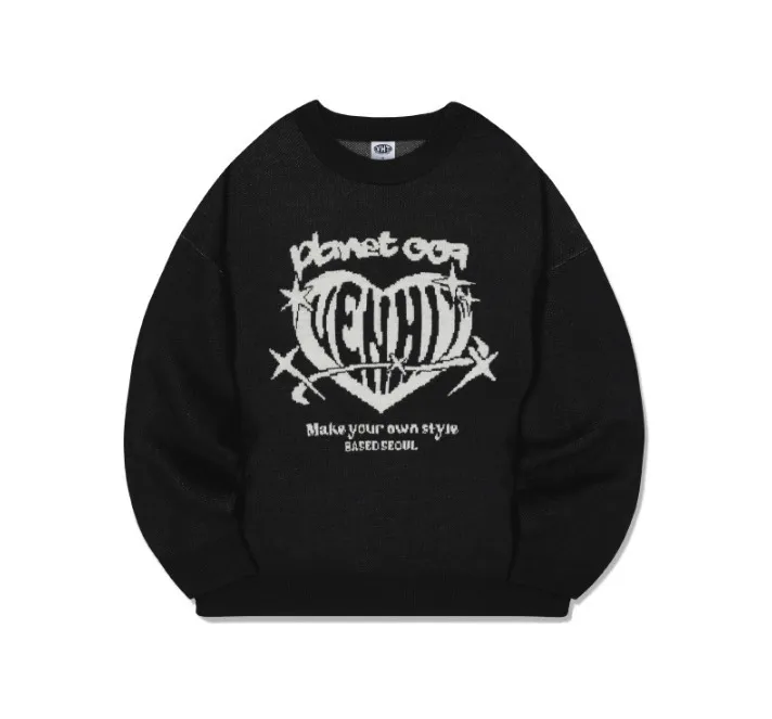 VENHIT  |Street Style Logo Sweaters