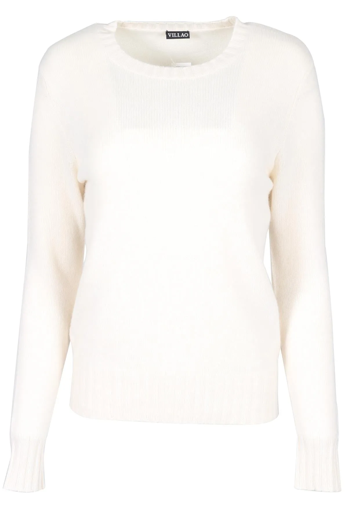 VILLAO CREAM CASHMERE SWEATER LARGE