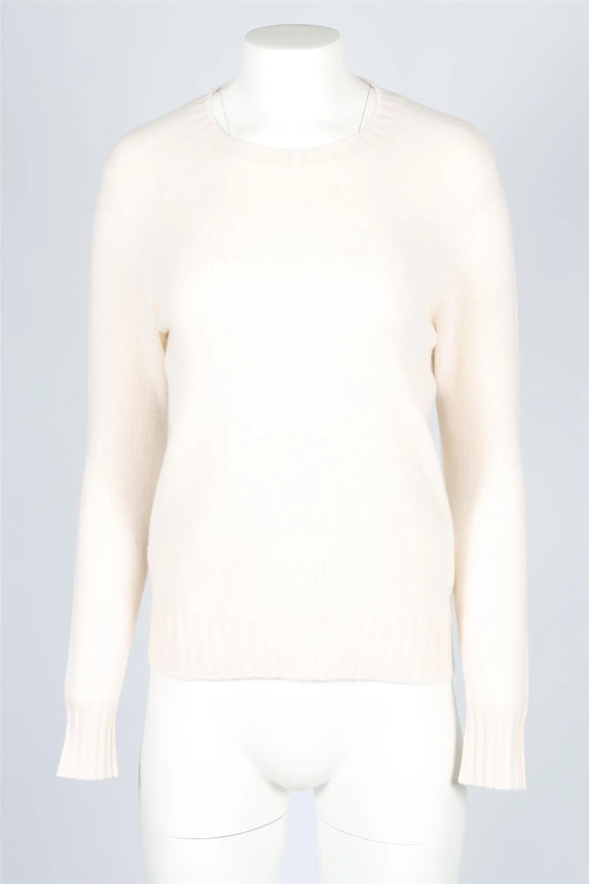 VILLAO CREAM CASHMERE SWEATER LARGE