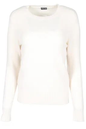 VILLAO CREAM CASHMERE SWEATER LARGE