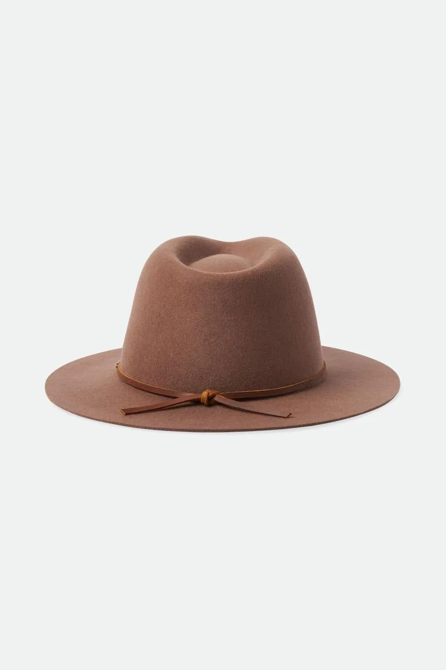 Wesley Fedora - Dark Tan