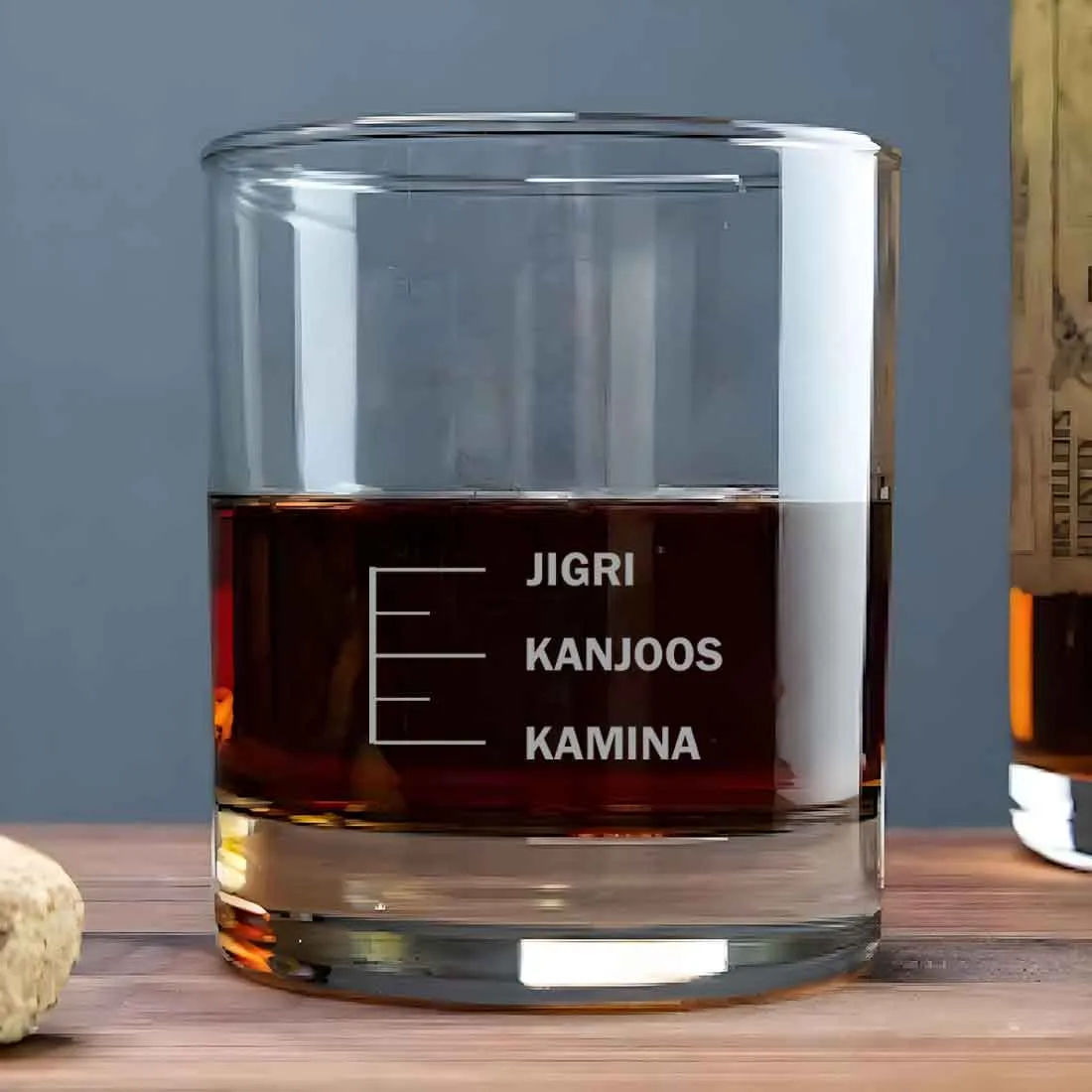 Whiskey Glasses Liquor Glass-  Anniversary Birthday Gift Funny Gifts for Husband Bf - KAMINA KANJOOS JIGRI