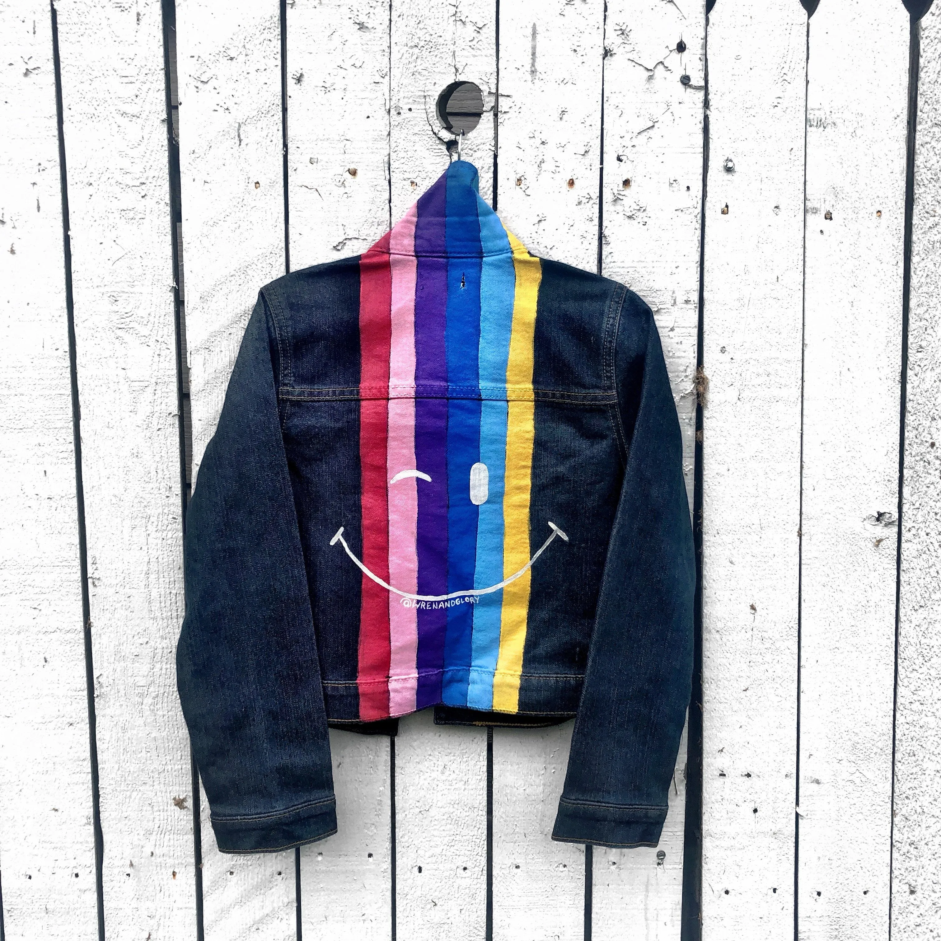 'WINK' DENIM JACKET - GIRLS