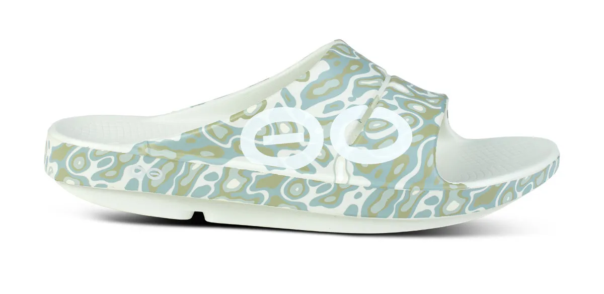 Women's OOahh Sport Slide Sandal - Cosmic Gray Water Camo