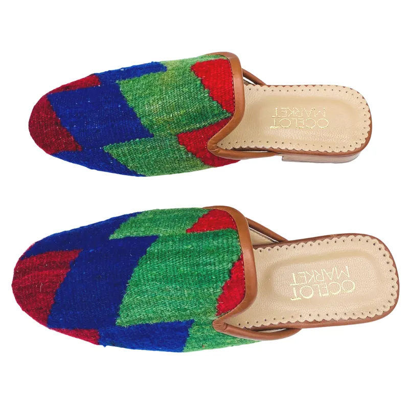 Women's Turkish Kilim Mule 9