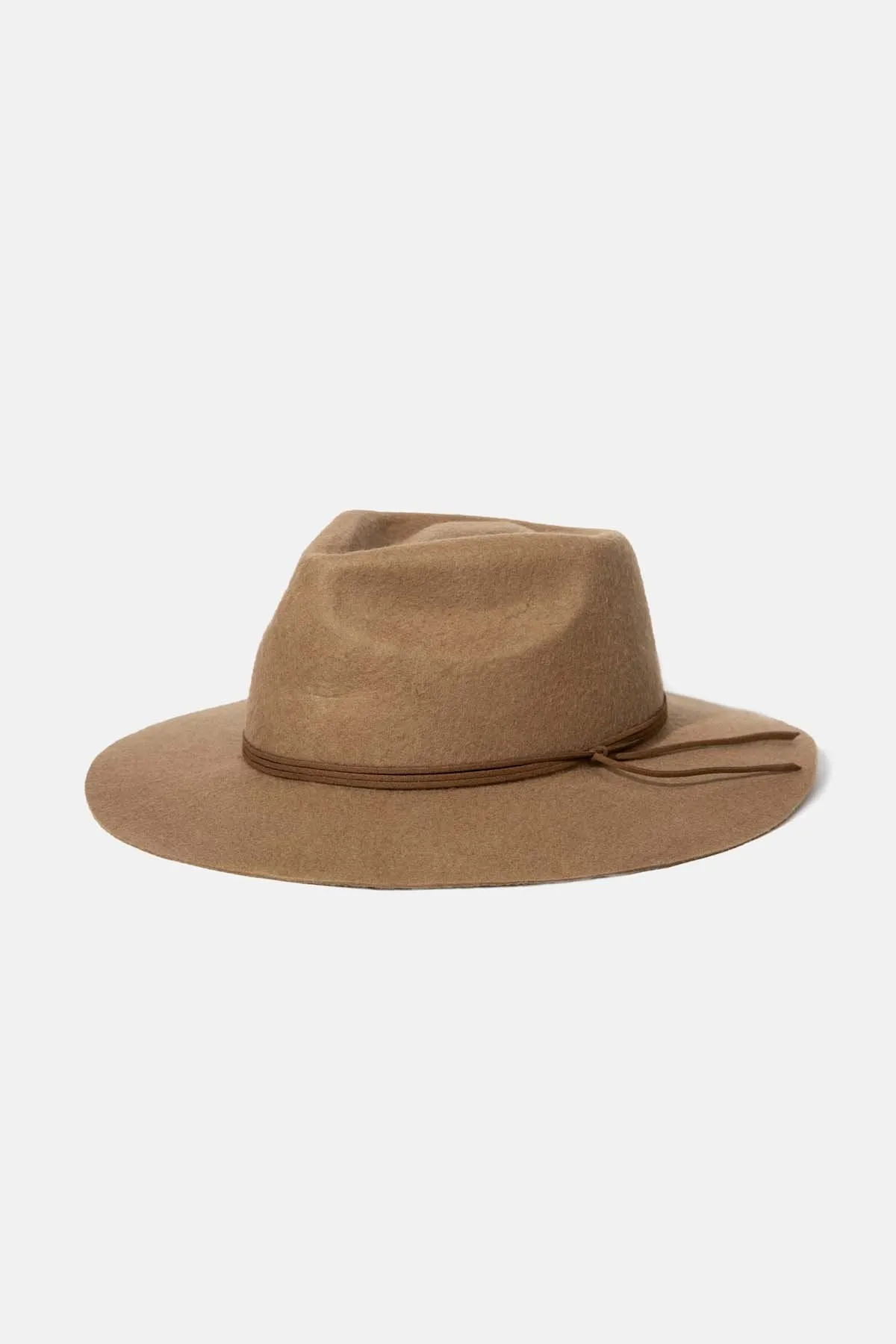 Wool Fedora Hat Tan